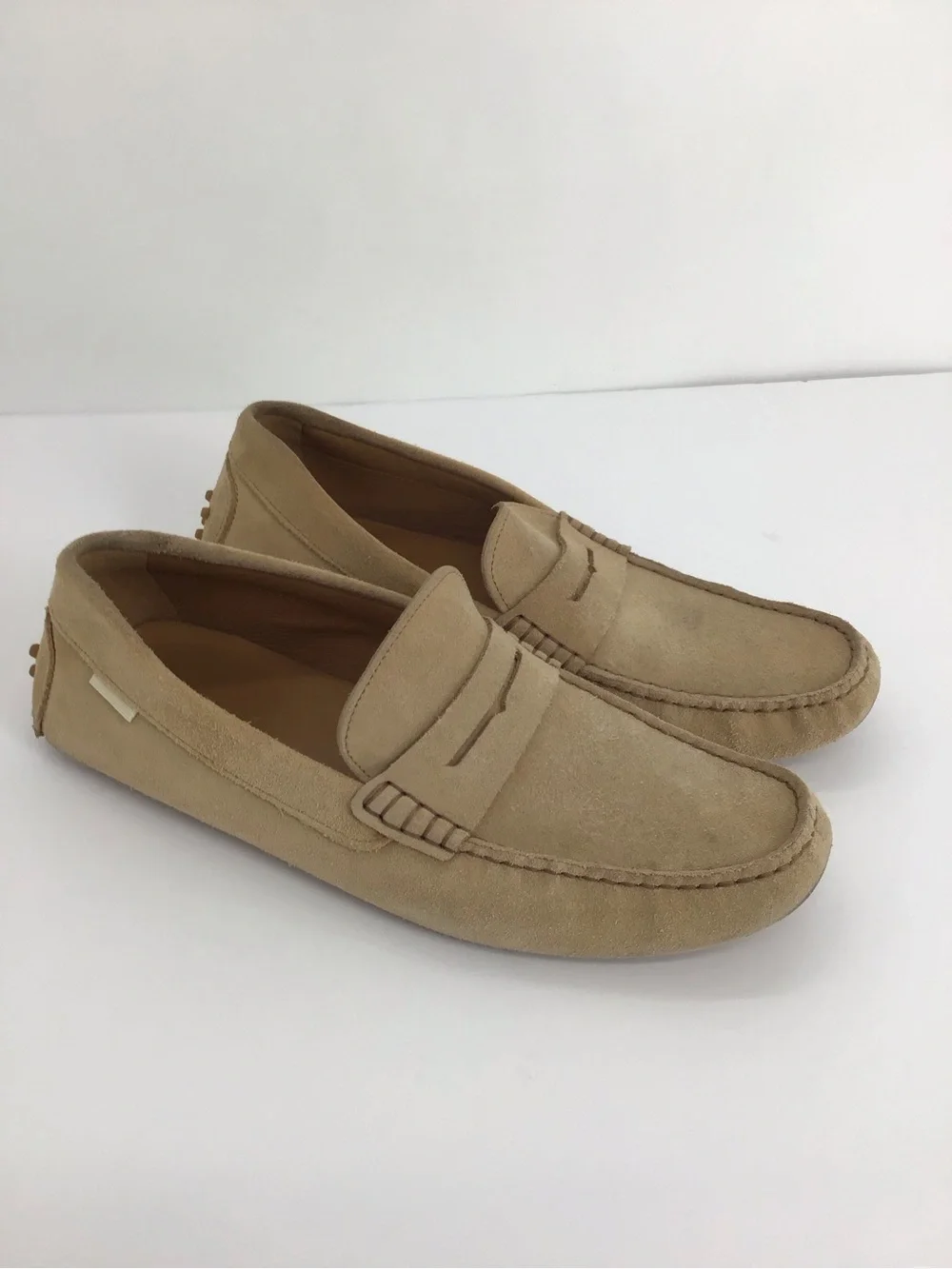 Oliver Cabell Mens Suede Leather Driver Loafer Crafted in Portugal Size 40EU/7US
